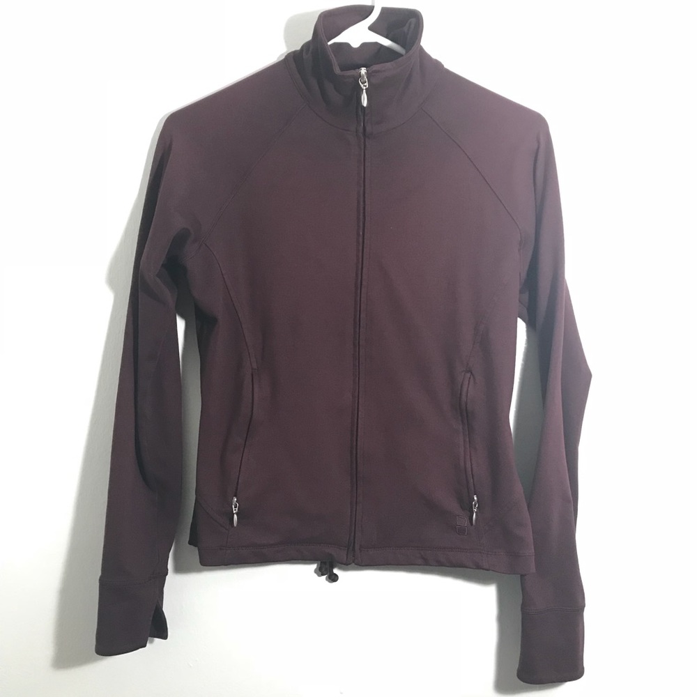 Lucy Activewear Zip up Jacket in Maroon XS